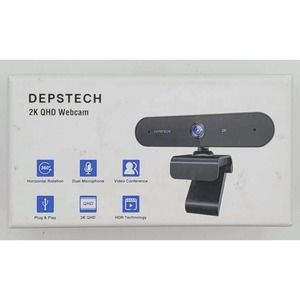 Depstech 2k QHD Camera - Video Conferencing - Gaming - Streaming - Dual Mic